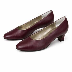 Ros Hommerson Berry Leather Work Dress Pumps Sz 6M
